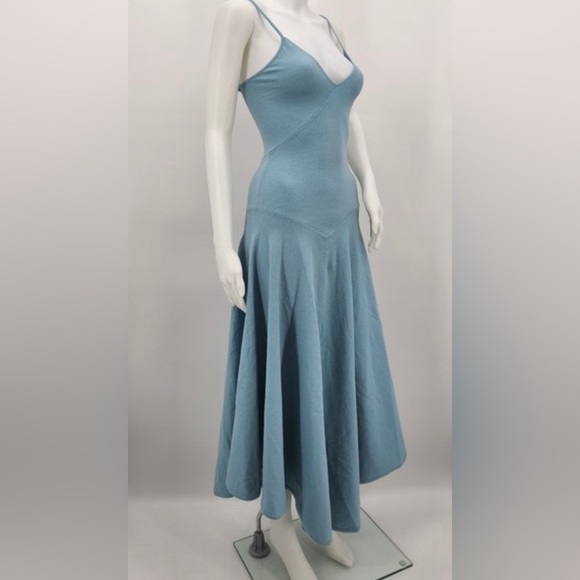D2squared powder blue designer midi dress - Picture 5 of 7